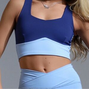 Tiger Friday Clarity Crop Top - Skylight